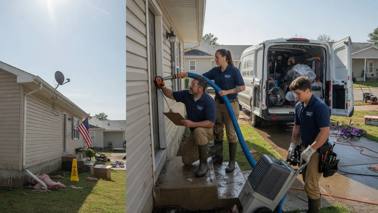 Ceiling Water Damage Restoration in Eden, SD near me